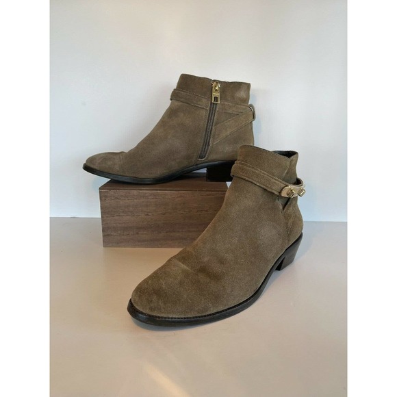 Coach Coleen Suede Bootie in Fatigue Size 6.5 - Picture 1 of 9